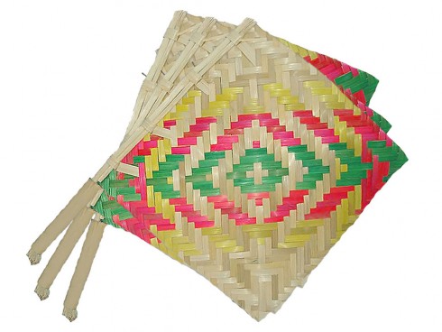 Bamboo Hand Fan (Set of 3 pieces)
