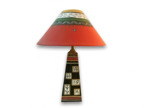 Dhokra Patch Lamp